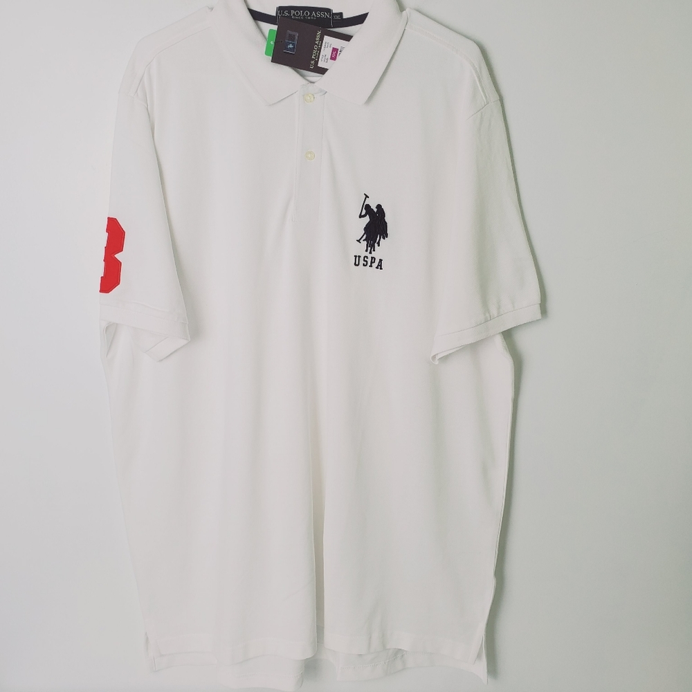 U.S. Polo Assn. White Polo Shirt